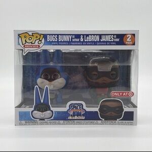Space Jam Bugs Bunny and LeBron James Batman Robin Funko Pop 2-Pack Target Ex.